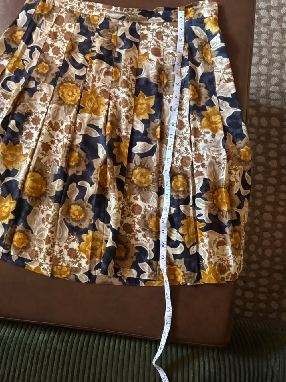 Vintage Floral 2-Piece Set Blazer & Skirt 70s 80s Boho Matching Set - Picture 8 of 10